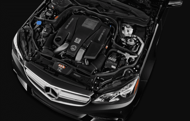 Merceds-Benz engine top view
