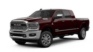 Ram 3500 Delmonico Red Pearl-Coat.