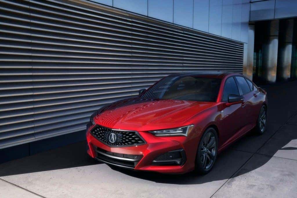 2021 Acura TLX A-Spec in Red