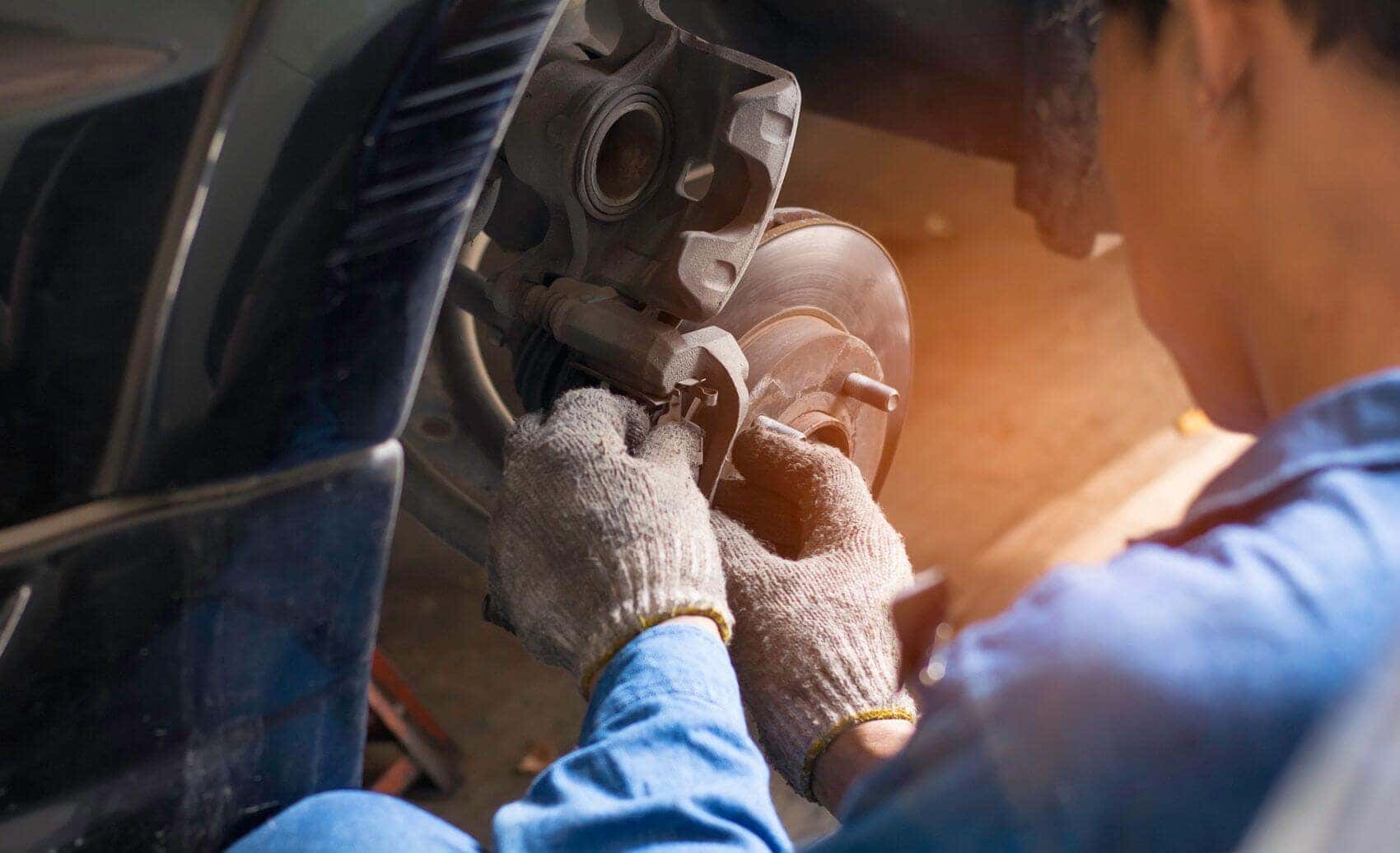 Performing brake repair
