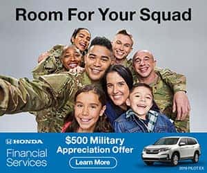 Fernandez Honda Military Appreciation Offer