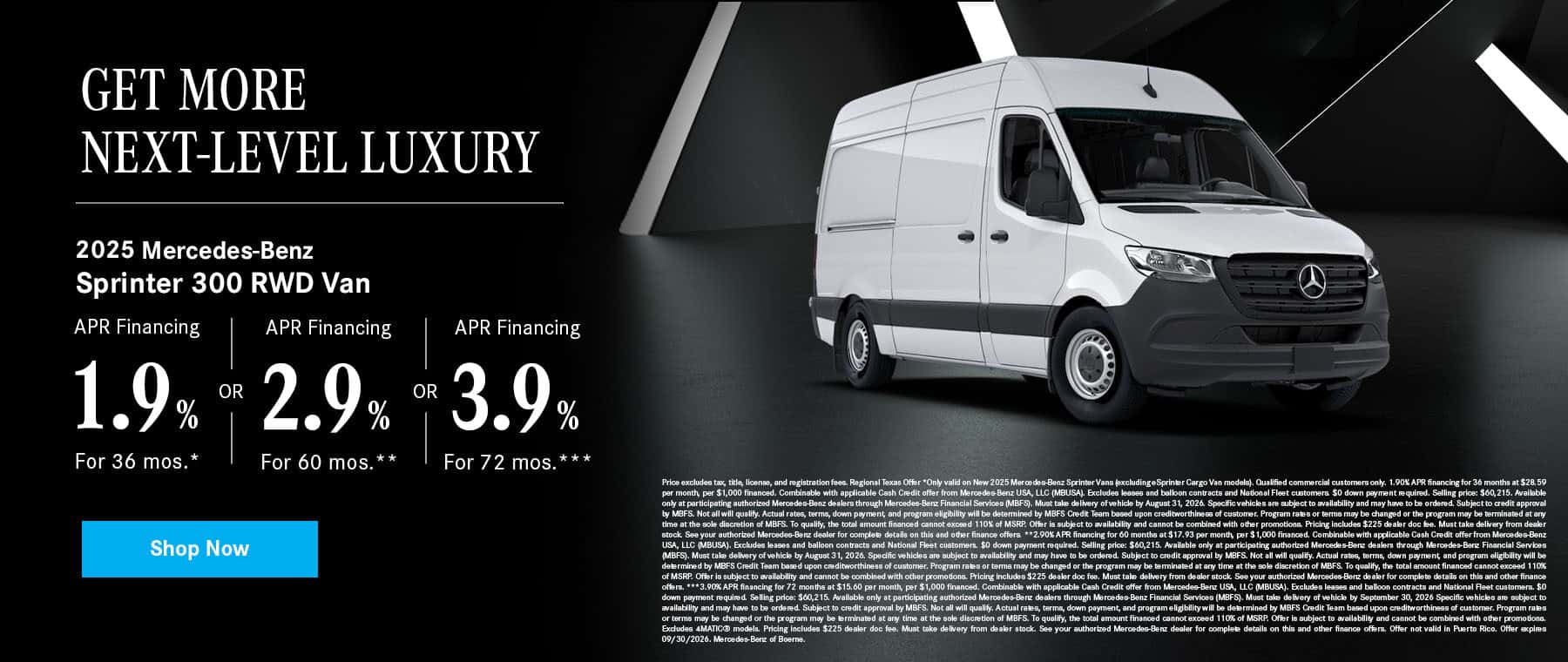 Sprinter Cargo and Crew Van