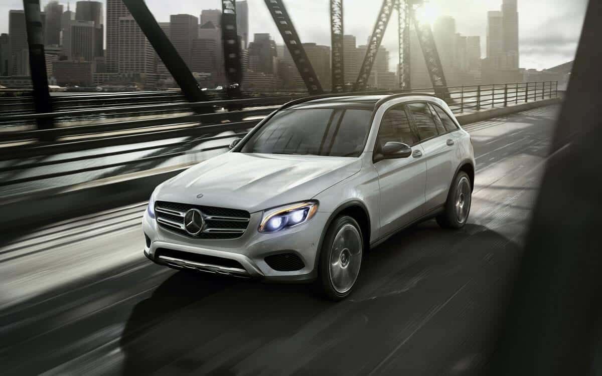 2017 GLC front view on bridge