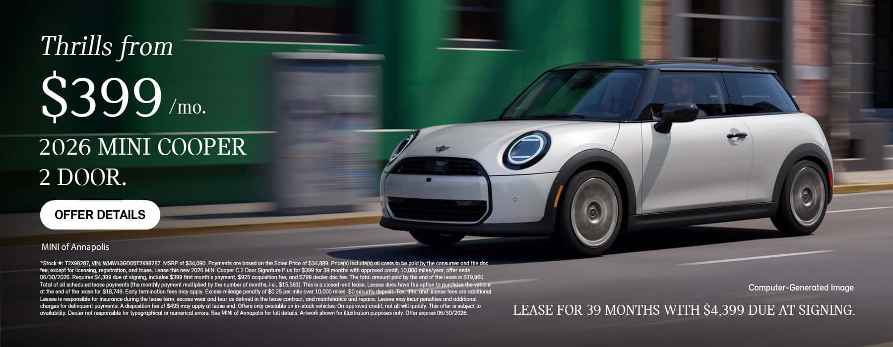 Cooper C 2 Door Signature Plus