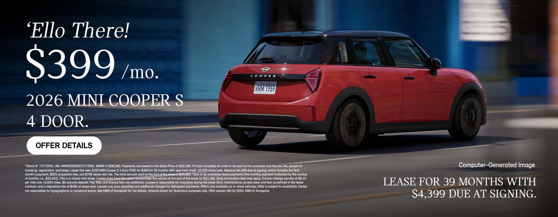 Cooper S 4 Door
