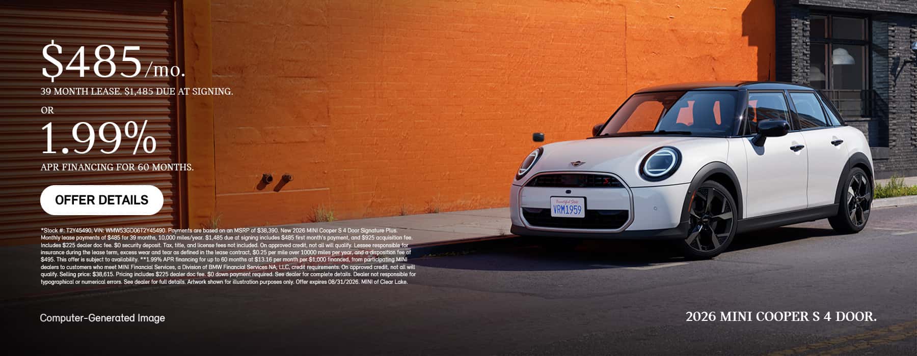 Cooper S 4 Door Signature Plus