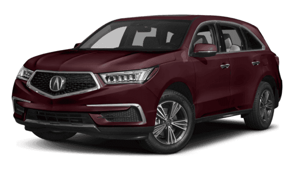 2017 Acura MDX white background