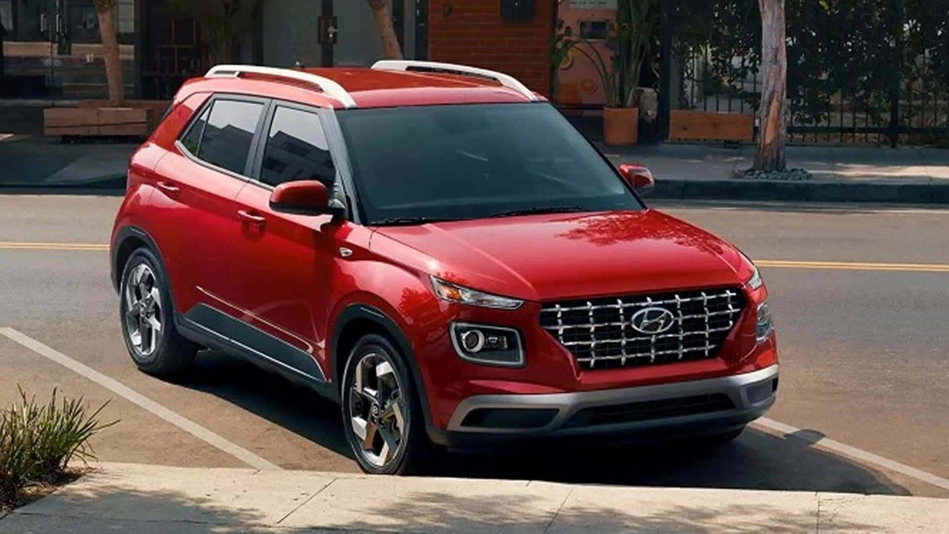 2025 hyundai venue parked outside