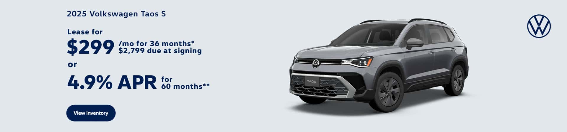 Volkswagen_NoDisclaimer_1920x450-2025_Taos-S_1920x450