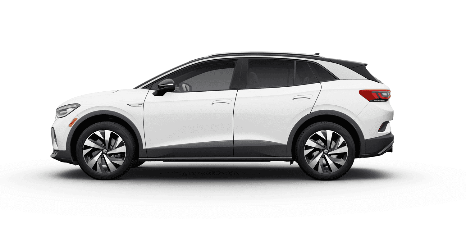 2021 Volkswagen ID.4 1st Edition in Glacier White Metallic with Gray Interior